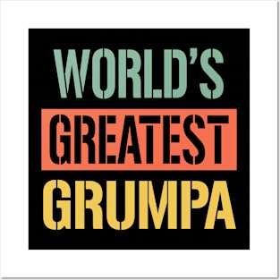 worlds greatest grumpa Posters and Art